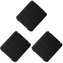 Set von 3 Kohlefiltern 305x266x15mm – Dunstabzugshaube Zubehör – AIRFORCE