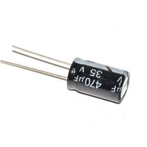 Condensatore Elettrolitico 470uf 35vdc 105âoc Dimensioni 10x17mm Radiale 470mf35v/105/rd