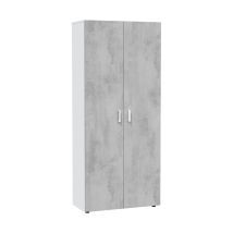 Armadio Multiuso 2 Ante – Legno Laminato – 80 cm Larghezza x 182 cm Altezza – 45 kg Capacità – Design Moderno