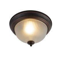 Klassische Deckenleuchte Braun Opal - Classico