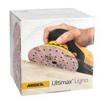 Ultimax Ligno Ø 150mm Schleifscheiben Klett Multifit / Korn 100 / 100 Stück / Multi-lochung / Zum Schleifen Von Holzoberflächen - Mirka