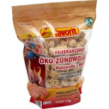 Favorit - Anzündwolle Für Kamin, 64 Stück, Anzünder, Ofenanzünder, Anzündwürfel