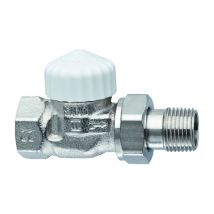 Imi Heimeier Thermostat-ventilunterteil V-exact Ii 'kurz', Durchgang, Dn10, Vernickelt