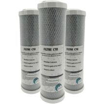 Set Mit 3 Aktivkohle- Und 5-mikron-sedimentkartuschen Für 10-zoll-filterhalter