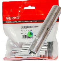 Conector de aluminio ALC 35 – 10 uds – Sección de cable: 35 mm² – Diámetro: 7,6 mm – Espesor de pared: 2,2 mm