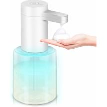 Litzee - Automatic Soap Dispenser, 450 Ml Foam Soap Dispenser With Contactless Infrared Sensor, Liquid Volume Usb Charging Ipx7 7 Color Night Light 