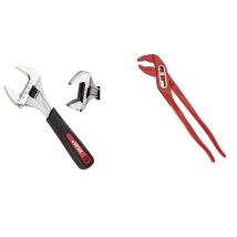 VIRAX Rollgabelschlüssel-Set 8'' + Vanadix-Zange 240mm – 39mm Öffnung – 215mm Länge – 0,350kg Gewicht