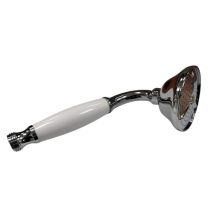 Douchette chromée rétro – Laiton chromé – Longueur 22 cm – Diamètre 75 mm – Salle de bain et WC