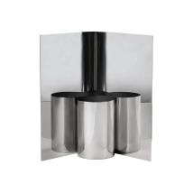 [gebraucht] B-ware Ferm Living Vase Gefäß Edelstahl Poliert H 29 Cm Spiegelung Design Statement