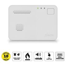Kohlenmonoxid-Wanddetektor – Akustischer Alarm >85dB – Elektrochemische Erkennung – Automatische Test- und Reset-Taste