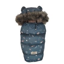 Schlafsack für Kinder – wasserdicht – Mikrofaser – Muster: Space – OEKO-TEX-zertifiziert
