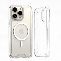 Coque Transparente Magsafe Aux Coins Arrondis Pour Iphone 16 - Transparente