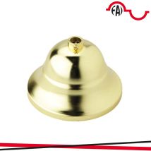 Rosone in Metallo per Pendenti Ottone D.90 – Materiale: Metallo – Diametro: 90 mm – Altezza: 55 mm