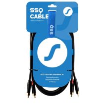 Sound Station Quality (ssq) Cable 2 X Rca Ss-1433 3 M