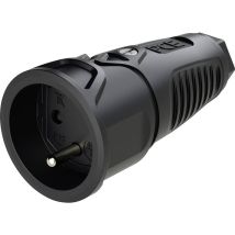2410-ssc Presa Di Sicurezza Gomma 250 V Nero Ip20 - Pc Electric