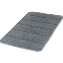 Tappetino Da Bagno - Fondo Antiscivolo, Morbido Pile Corallo, Altamente Assorbente (grigio, 40x60 Cm)