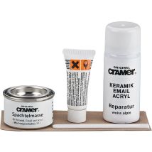 Sapho Accesorios - Kit De Reparación Para Cerámica, Esmalte Y Acrílico, Blanco Ca-16080