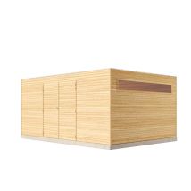 Alpholz Gerätehaus Qb (optional Mit Schleppdach Gartenhaus Aus Holz In Grün, Holzhaus Mit 28 Mm Wandstärke, Blockbohlenhaus Mit Montagematerial