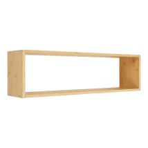 Bambus Wandregal 70x15x19,5cm – Stilvolles Regal für Bücher und Pflanzen – Modernes Design – Natur