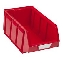 Vipa - Sichtlagerkasten Aus Polyethylen Lxbxh 345 X 205 X 164 Mm Rot