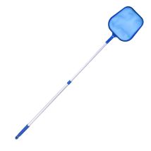 Recogehojas Con Pértiga Telescópica Azul De Aluminio De 161 Cm -