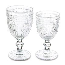 Set 12 Elegante Gläser Grace 300 Und 320 Cc Transparent