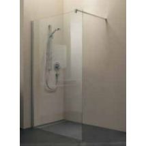 Koralle Trennwand mit Pendelelement 160 cm 200 cm Sicherheitsglas Transparent Einfache Montage für modernes Badezimmer