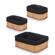 Badezimmerkörbe Aus Bambus Vivid, 3er-set