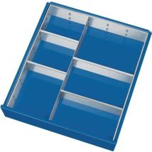 Tecwerk Schubladenunterteilungsmaterial Front-h.ab 180mm 1 Trenn- U.4 Steckw.tecwerk