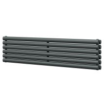 Boone Radiators - Boone Anthracite 360mm X 1600mm Horizontal Double Panel Radiator