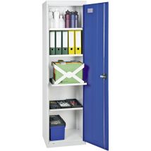 Stumpf Gabinete Para Herramientas Y Materiales Serie 3000 Gris Claro / Azul Genciana + 4 Estantes Extraíbles - 3005074