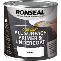 Ronseal - One Coat All Surface Primer And Undercoat - White - 250ml