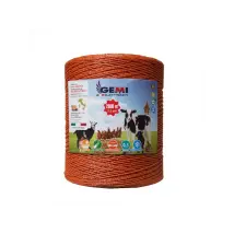 Hilo Conductor Redondo Para Pastor Eléctrico Cerca Eléctrica 2000 Mt 2,2 Mm² Valla Eléctrica Valla Electrificada Para Animales Vacas Caballos Perros 