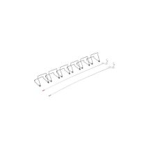 GLUCK – Meccanismo di Bloccaggio per Porte Antipolvere – 130 x 310 cm – Tessuto di Nylon Resistente allo Strappo
