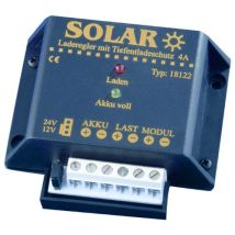 Ivt 200013 Solar-laderegler 12/24v 4a Mit Tiefentladeschutz Ladegerät Für Solarbatterien