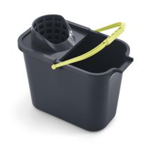 Rechteckiger Eimer Mery 12 Liter Grau Robustes Plastik