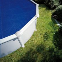 Lona De Verano Con Burbujas - Gre - 180 Μ - Piscina 8,10 X 4,70 M - Para Piscina De Acero/resina, Tubular O Autoportante