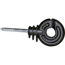 Kerbl Ringisolator kompakt schwarz 25 Stück – 44306/256
