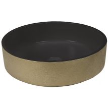 Dune - 188534 Glam Black&gold Lavabo De Sobreencimera - Ref: 188534