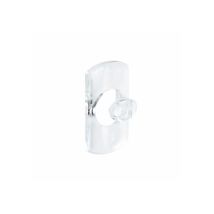 Mini Häkeldekoration, Transparent, 20 Stück + 24 Bänder