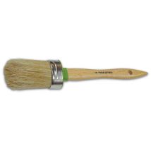 Rex - Pennello Ovalino Mec N.14 Purissima Setola Cinese Bionda Manico Legno 12pz