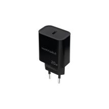 Ladegerät Usb-c/pd 20w Schwarz Nanocable 10.10.2006