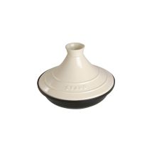 Staub Tajine 20cm Rund Cream, Gusseisen