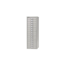 Bisley - 15 Drawer A4 Filing Cabinet - Grey