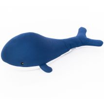 Stoff Schwimmtier Wal Blau 50x104x30 Cm - Westmann