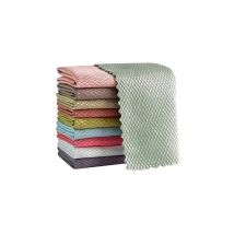 Ggnralny - Chiffon De Nettoyage De Polissage En Microfibre À Écailles De Poisson 10 Pièces, Chiffon De Nettoyage En Microfibre Réutilisable Pour Verre
