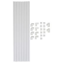 Max Hauri 174626 Canalina Passacavi (l X L X A) 40 X 11 X 10 Mm 1 Kit Bianco