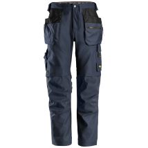 Snickers Workwear - Allroundwork Canvas+ Stretch Arbeitshose Mit Holstert. 6224 Gr. 56 Navy