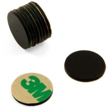 First4magnetstm - Adesivo N42 Black Epossy Magnet Per Arti, Artigianato, Produzione Di Modelli, Fai -da -te, Hobby, Ufficio E Casa - 15mm Dia X 1mm - 