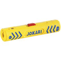 Jokari – Spelafili Secura Coaxi 4.8-7.5 mm – Lunghezza 100 mm – Colore giallo